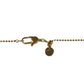 GUCCI Logo Plate 1P Diamond Necklace 18K