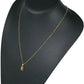 GUCCI Logo Plate 1P Diamond Necklace 18K