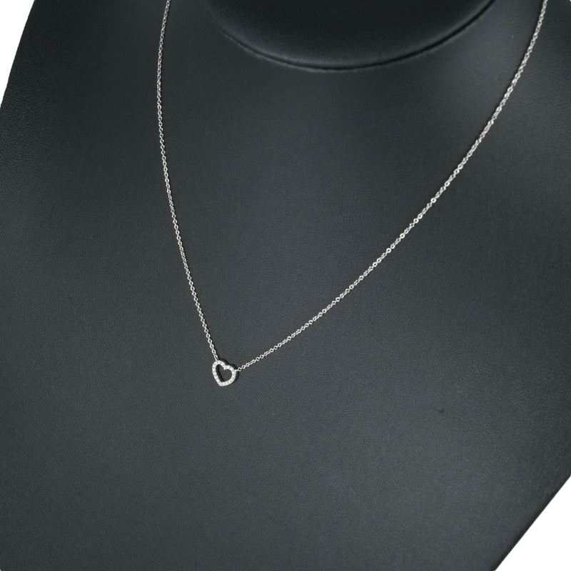 Tiffany Metro Heart Necklace 18KWG