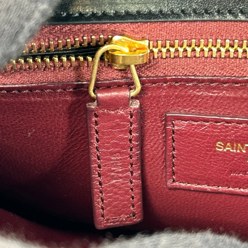 Saint Laurent Cassandra Chain Shoulder Bag - Black