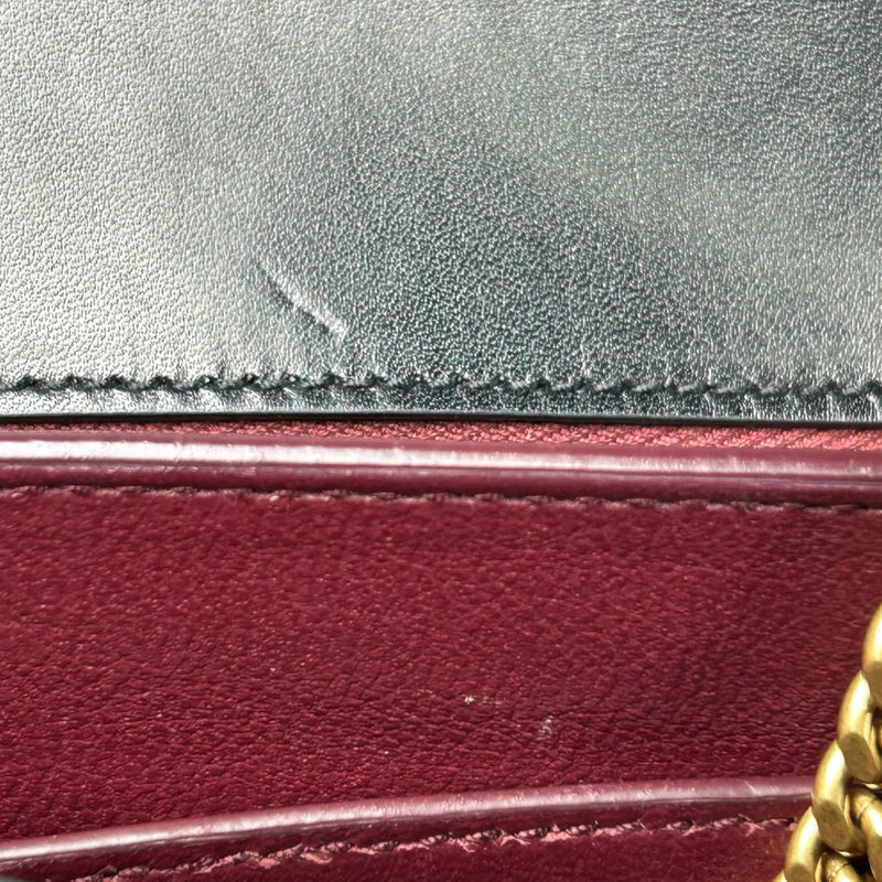 Saint Laurent Cassandra Chain Shoulder Bag - Black