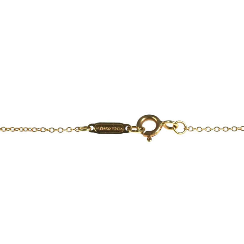 Tiffany Ribbon Necklace 18KYG