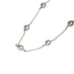 TASAKI Pearl Station Necklace - 18KWG