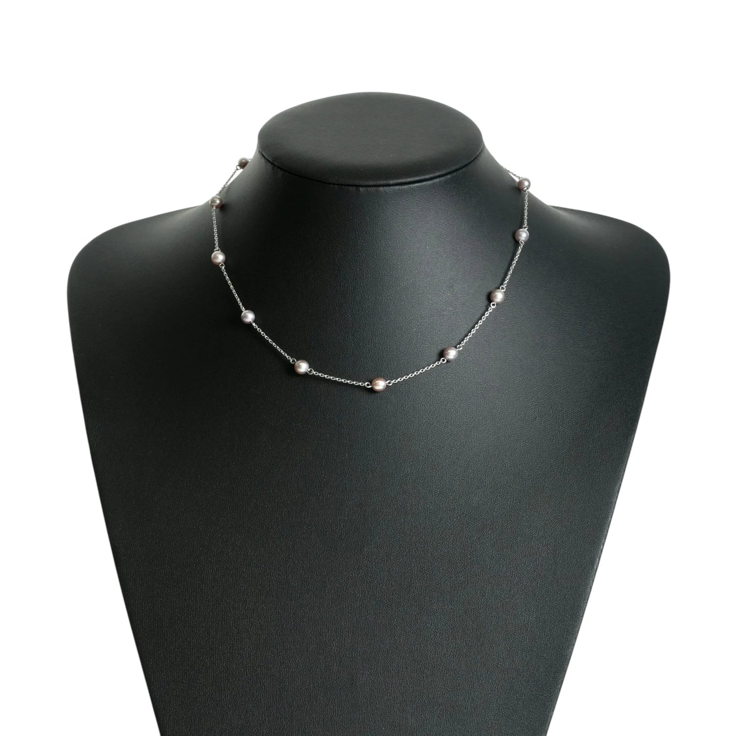 TASAKI Pearl Station Necklace - 18KWG
