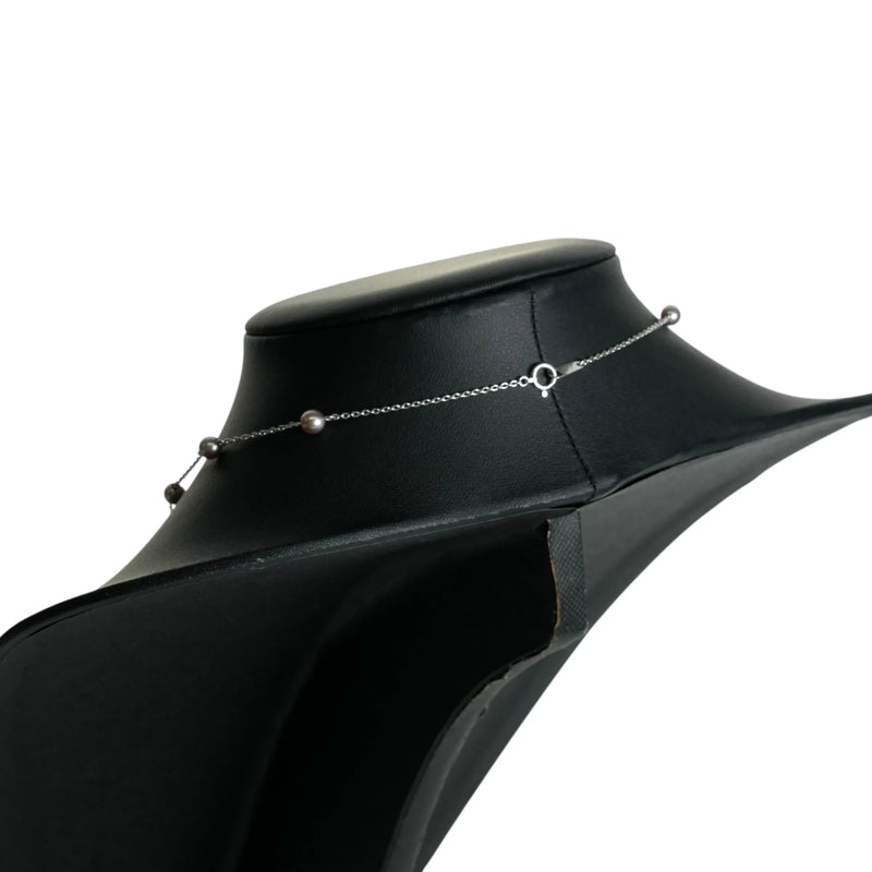 TASAKI Pearl Station Necklace - 18KWG