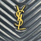 Saint Laurent Lou Medium Shoulder Bag - Navy