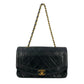 CHANEL Diana Flap 22 Chain Shoulder Bag - Black