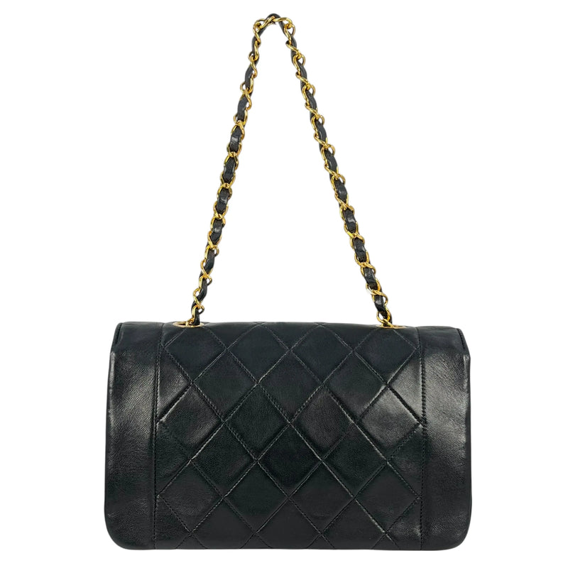 CHANEL Diana Flap 22 Chain Shoulder Bag - Black
