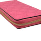 GUCCI GG Marmont Metelasse Zipped Around Long Wallet - Pink