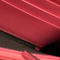 GUCCI GG Marmont Metelasse Zipped Around Long Wallet - Pink