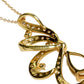 Half Flower Motif Necklace D2.01/D0.54 - 18KYG