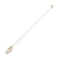 Half Flower Motif Necklace D2.01/D0.54 - 18KYG