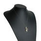 Half Flower Motif Necklace D2.01/D0.54 - 18KYG