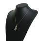 Half Flower Motif Necklace D2.01/D0.54 - 18KYG