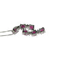 Ruby and Diamond 0.05 Necklace - 18KWG