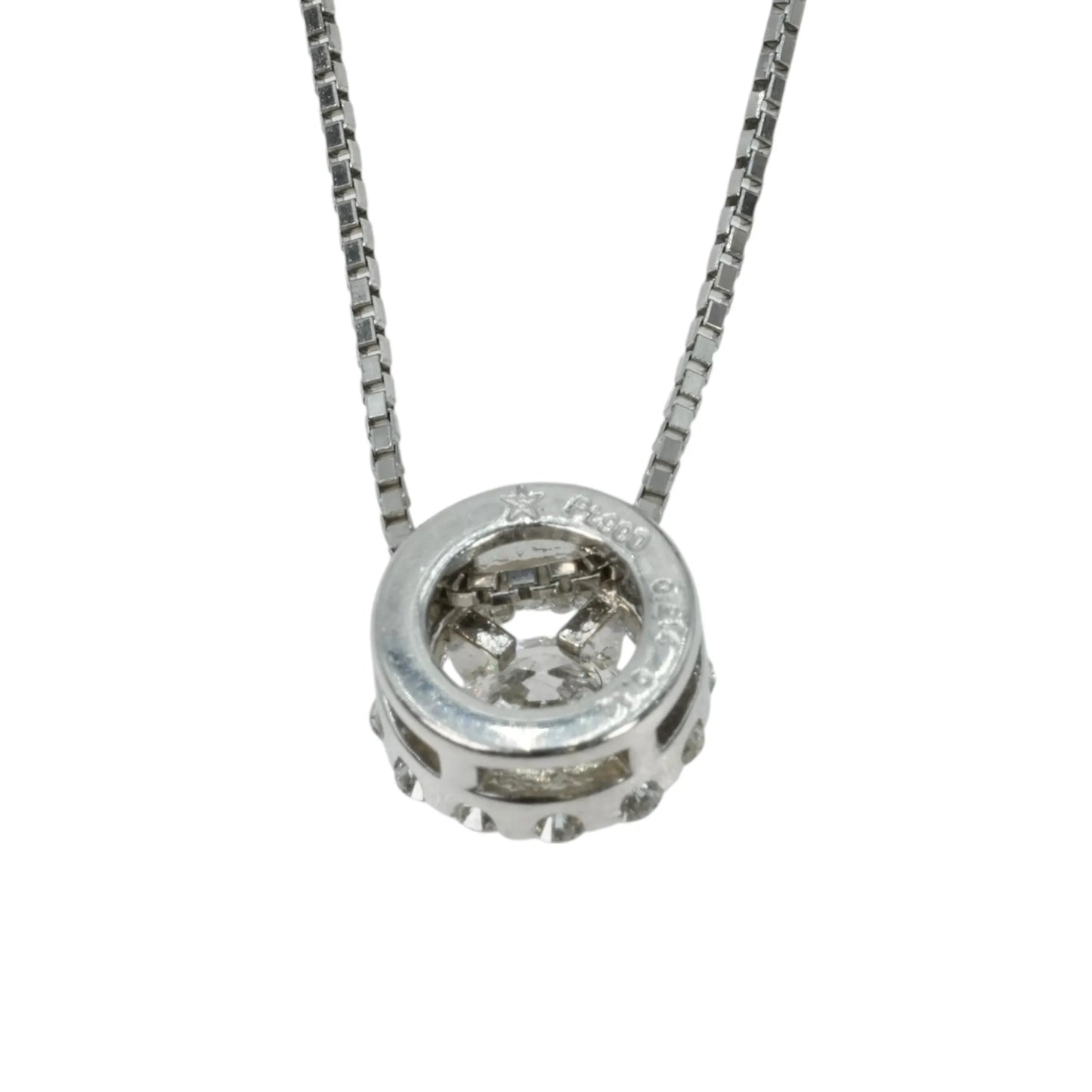 Diamond 0.214 0.14 Necklace - Pt900/Pt850