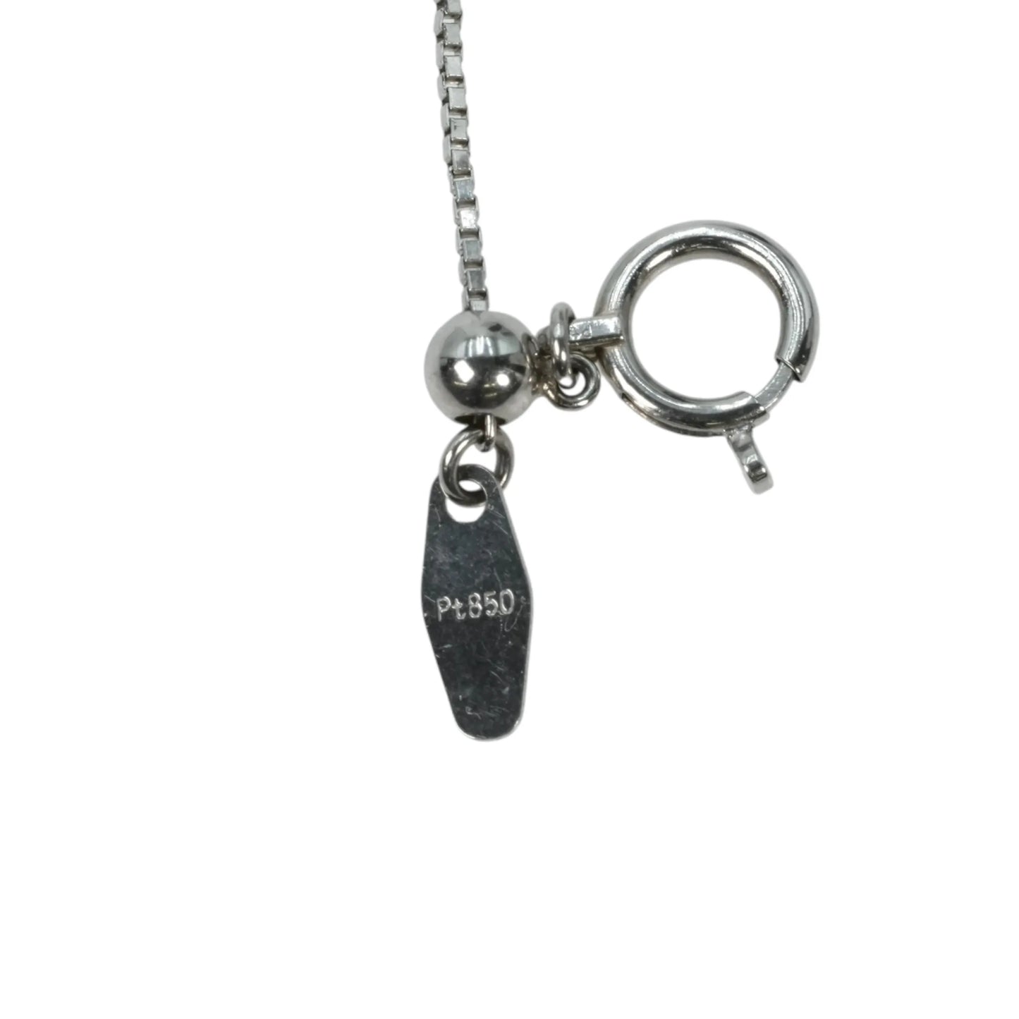 Diamond 0.214 0.14 Necklace - Pt900/Pt850