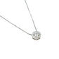 Diamond 0.214 0.14 Necklace - Pt900/Pt850