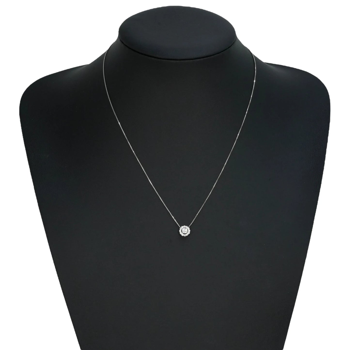 Diamond 0.214 0.14 Necklace - Pt900/Pt850