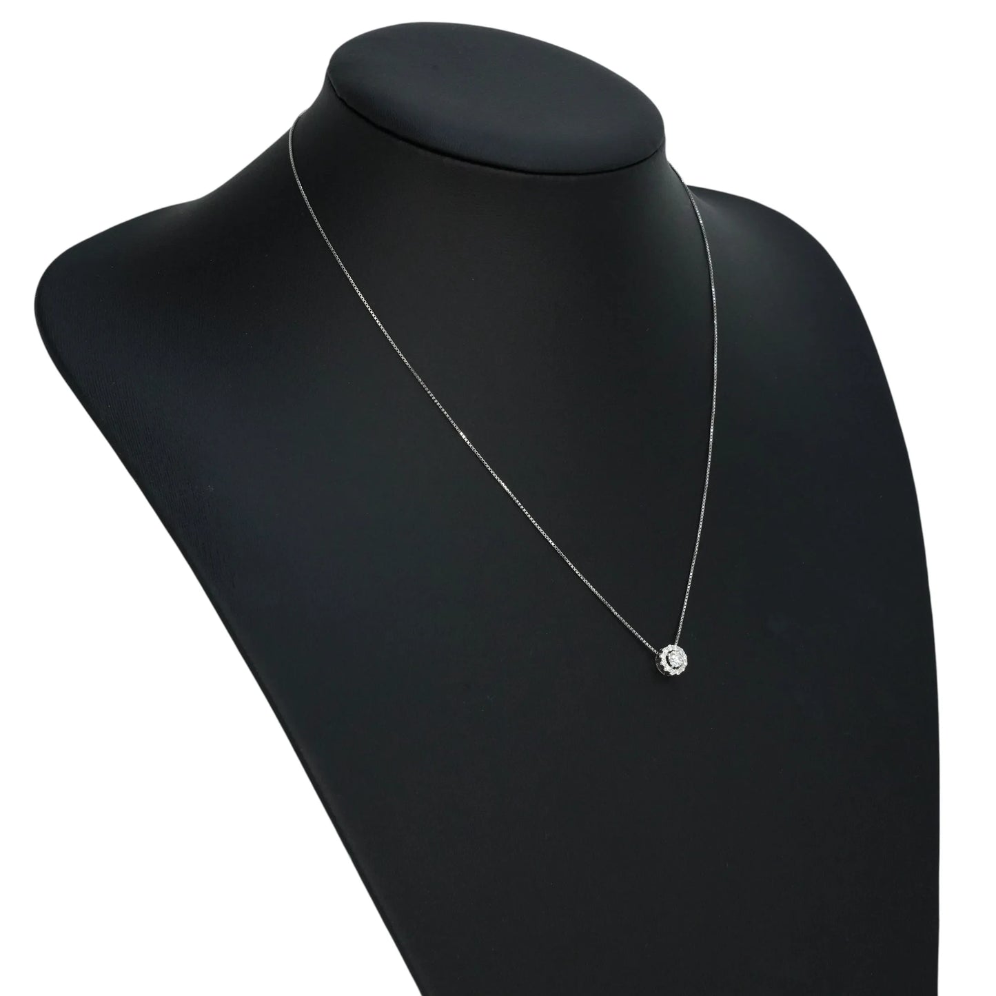 Diamond 0.214 0.14 Necklace - Pt900/Pt850