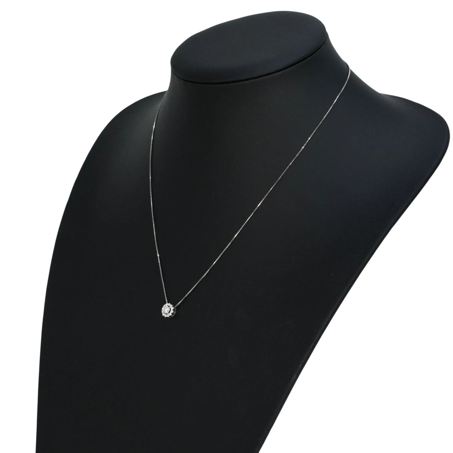 Diamond 0.214 0.14 Necklace - Pt900/Pt850
