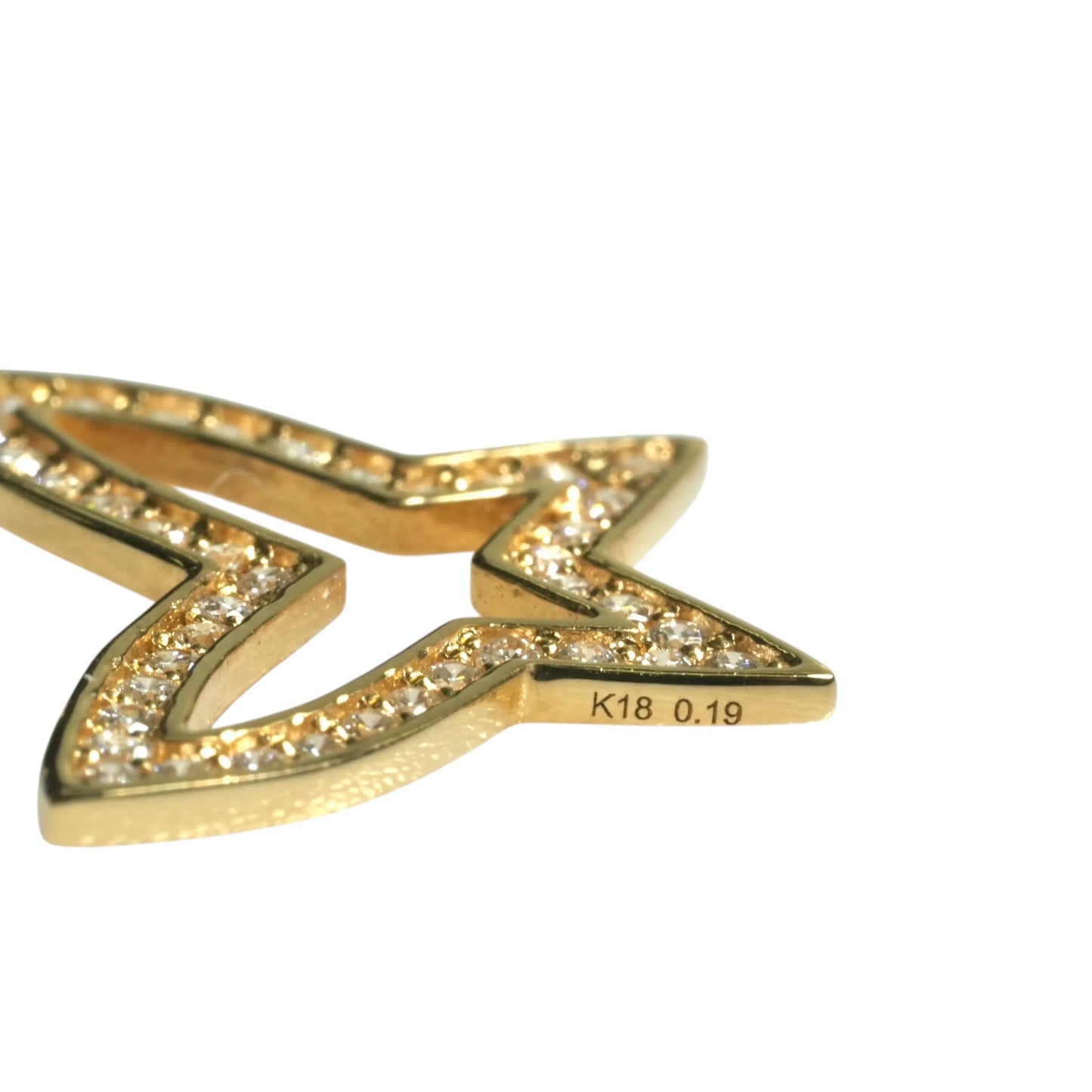 Butterfly Diamond 0.19 Necklace - 18KYG