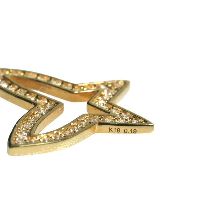 Butterfly Diamond 0.19 Necklace - 18KYG