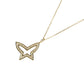 Butterfly Diamond 0.19 Necklace - 18KYG