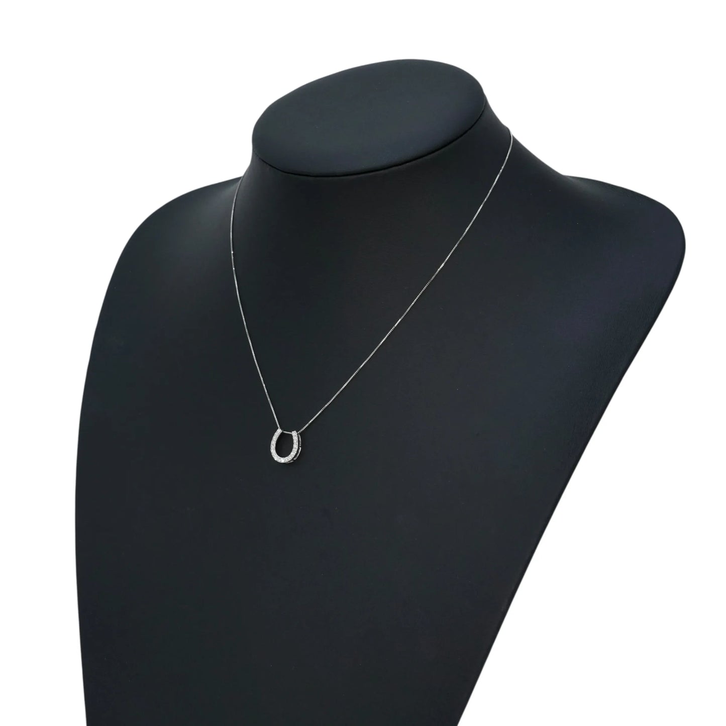 Horseshoe Necklace - 18KWG