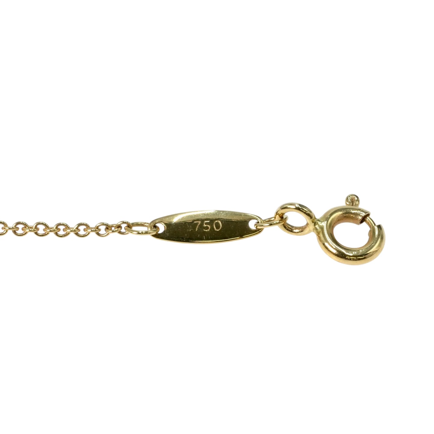 Tiffany By The Yard Diamond 0.12 Necklace - 18KYG - 33295