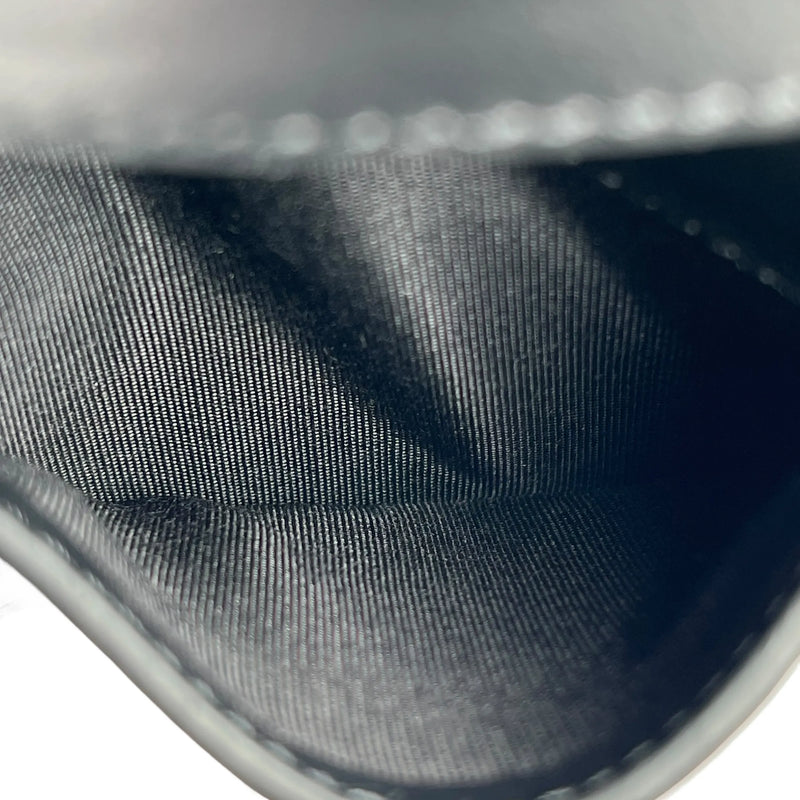 CELINE Fine Strap Compact Wallet - Black 