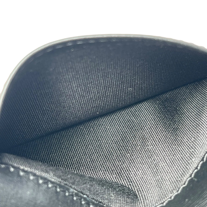 CELINE Fine Strap Compact Wallet - Black 