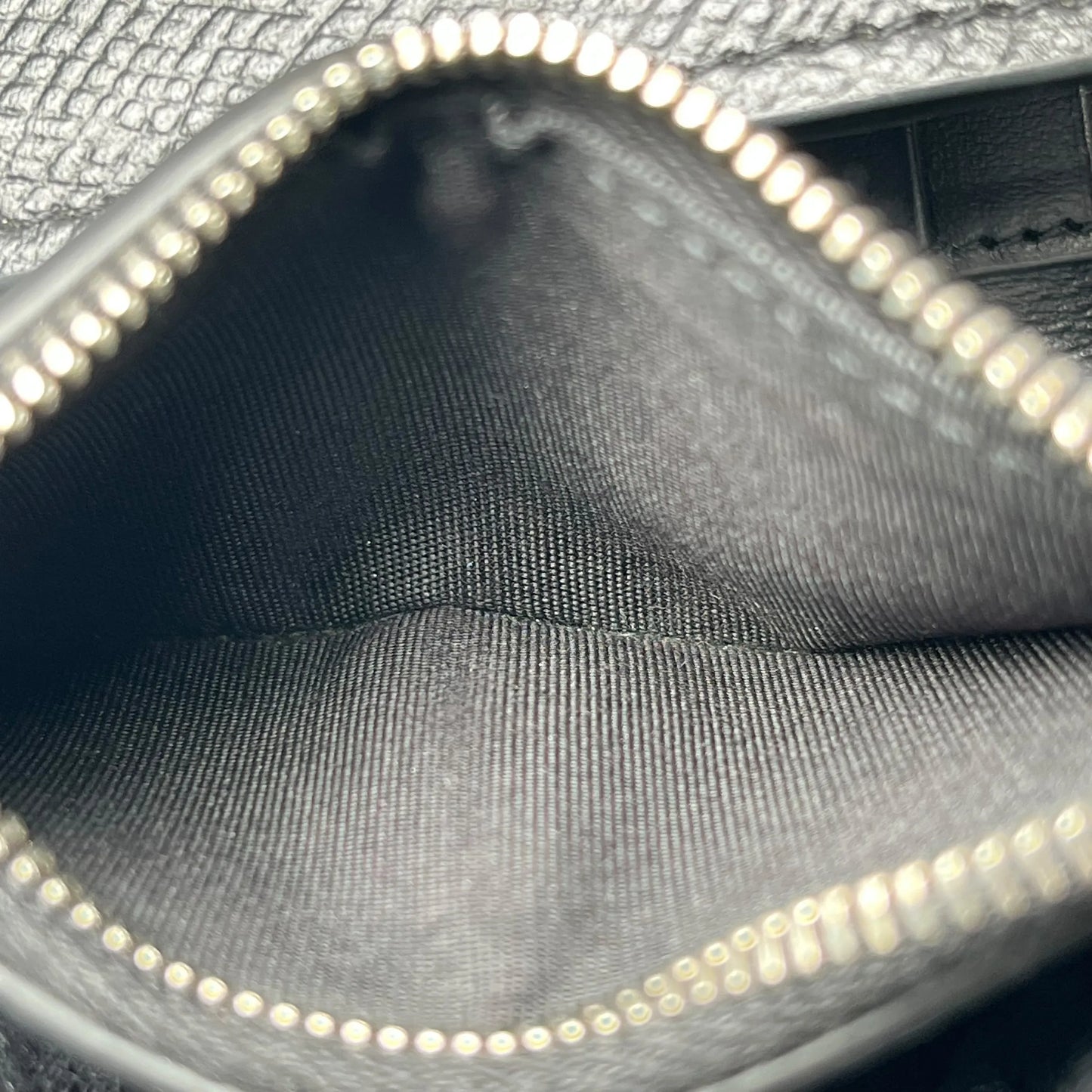 CELINE Fine Strap Compact Wallet - Black 