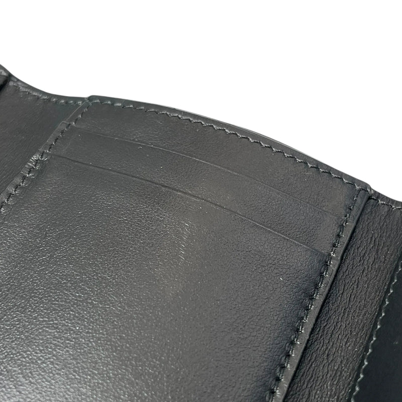 CELINE Fine Strap Compact Wallet - Black 