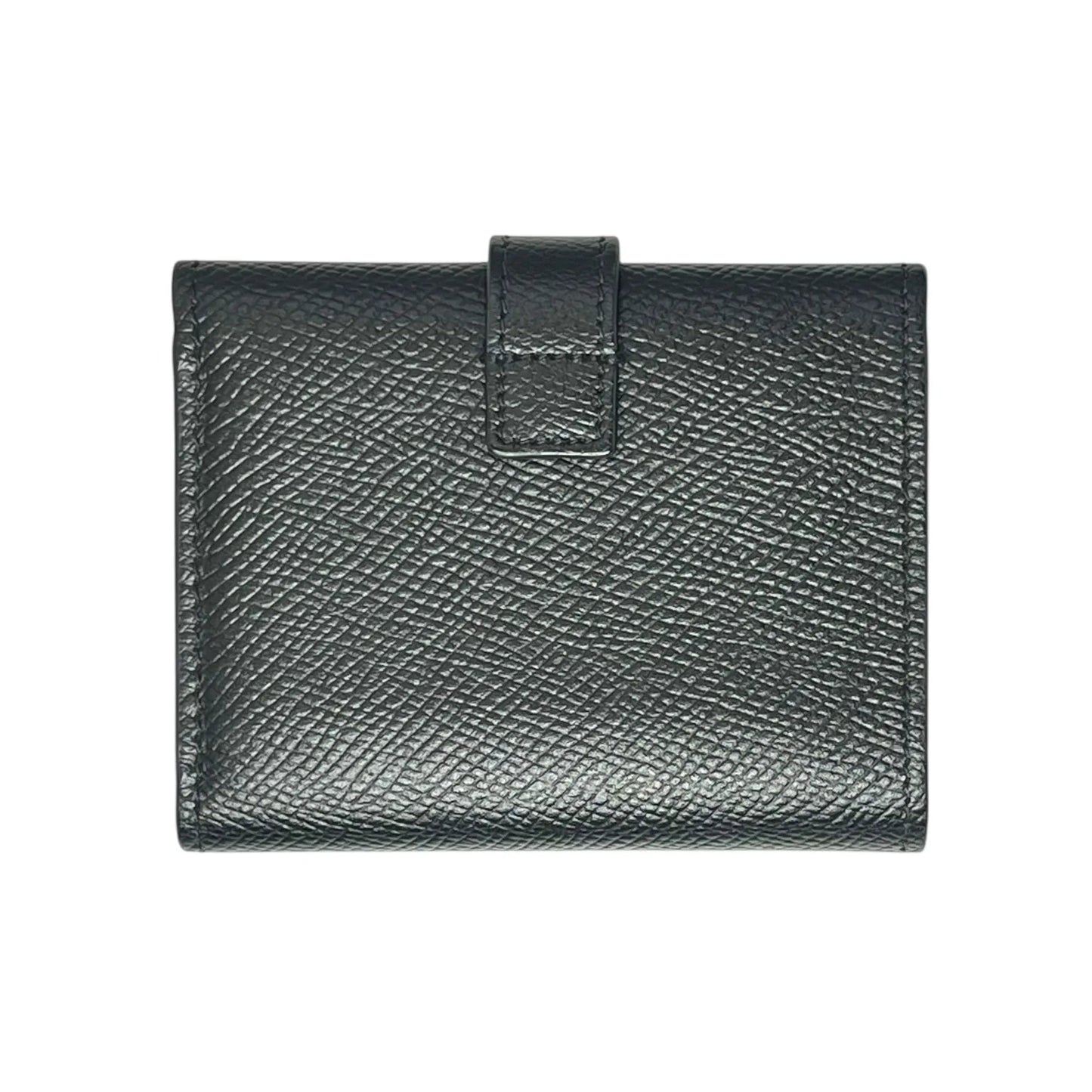 CELINE Fine Strap Compact Wallet - Black 