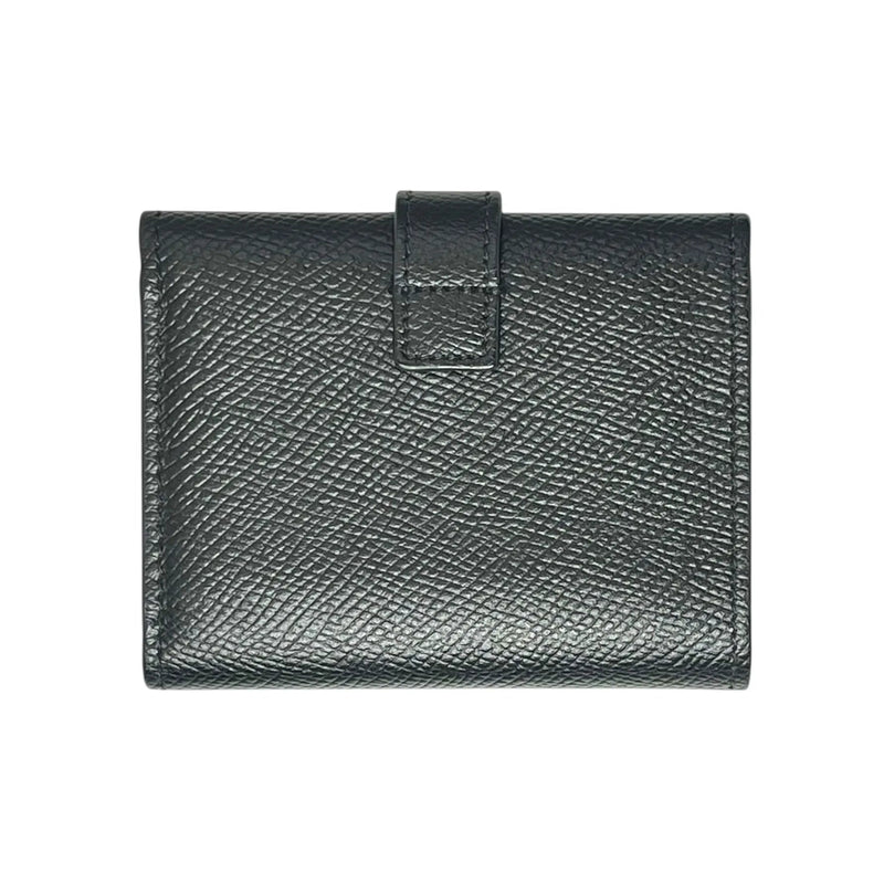 CELINE Fine Strap Compact Wallet - Black 
