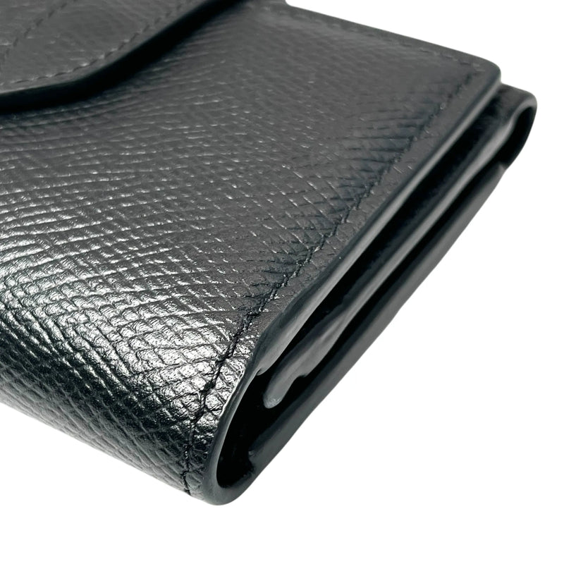 CELINE Fine Strap Compact Wallet - Black 