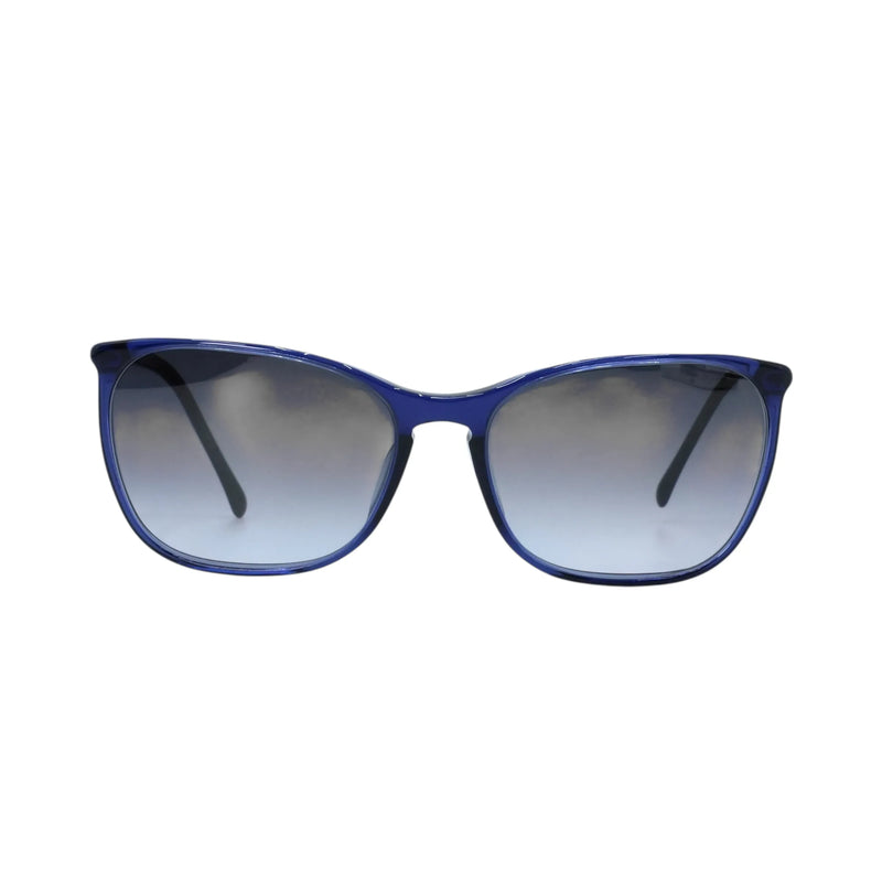 CHANEL CC Logo Blue Frame Sunglasses - Blue - 33353