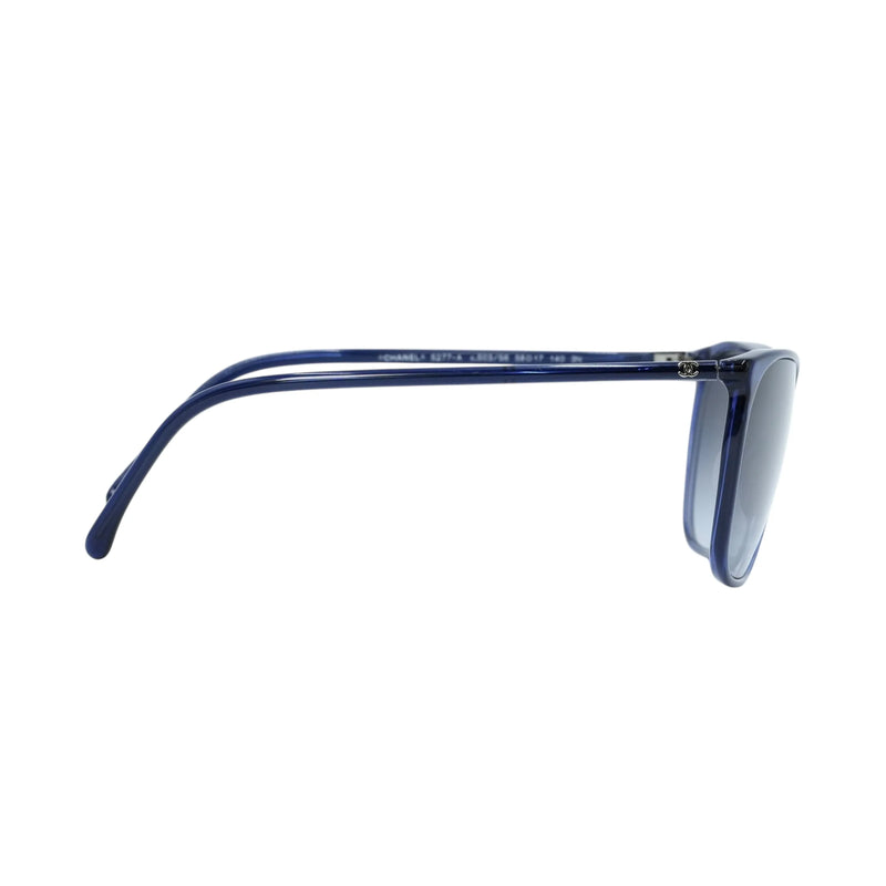 CHANEL CC Logo Blue Frame Sunglasses - Blue - 33353
