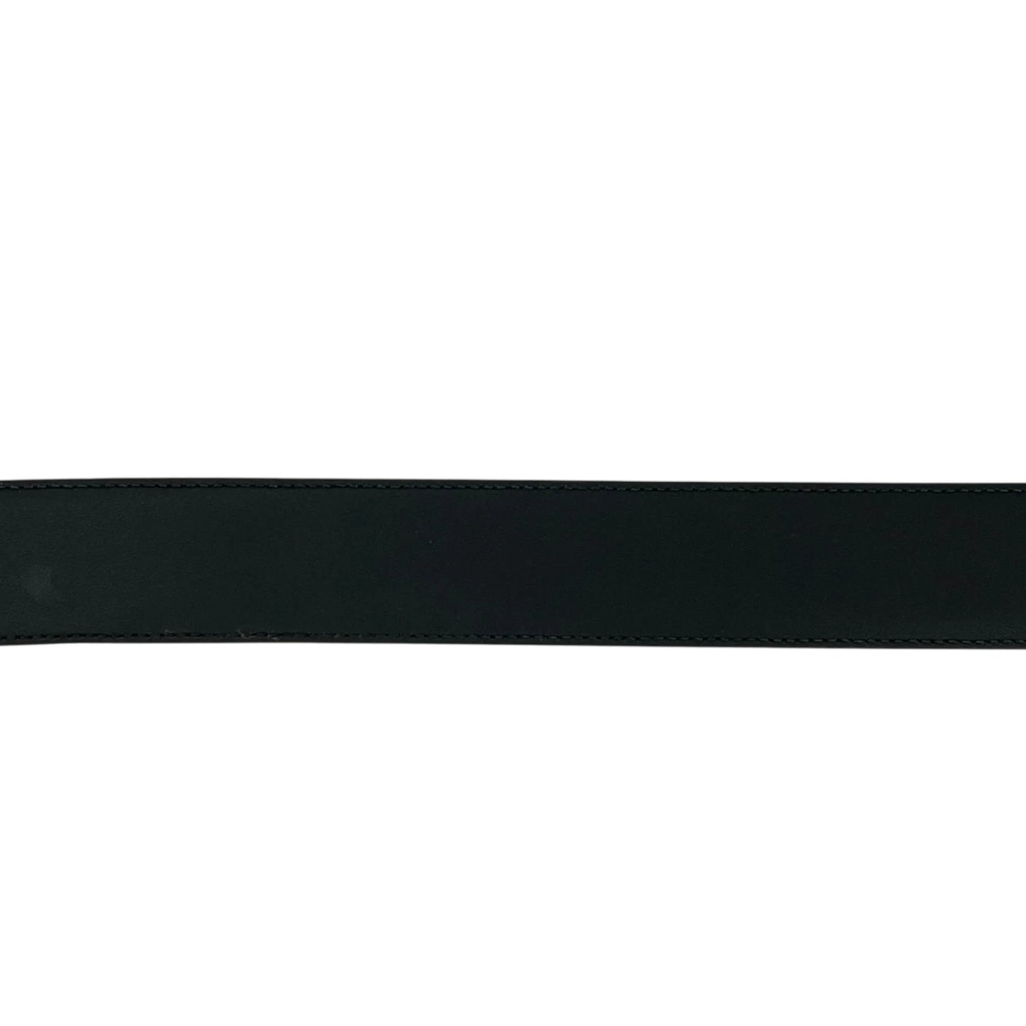 GUCCI Guccissima Leather Belt - Black - 33356