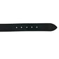 GUCCI Guccissima Leather Belt - Black - 33356