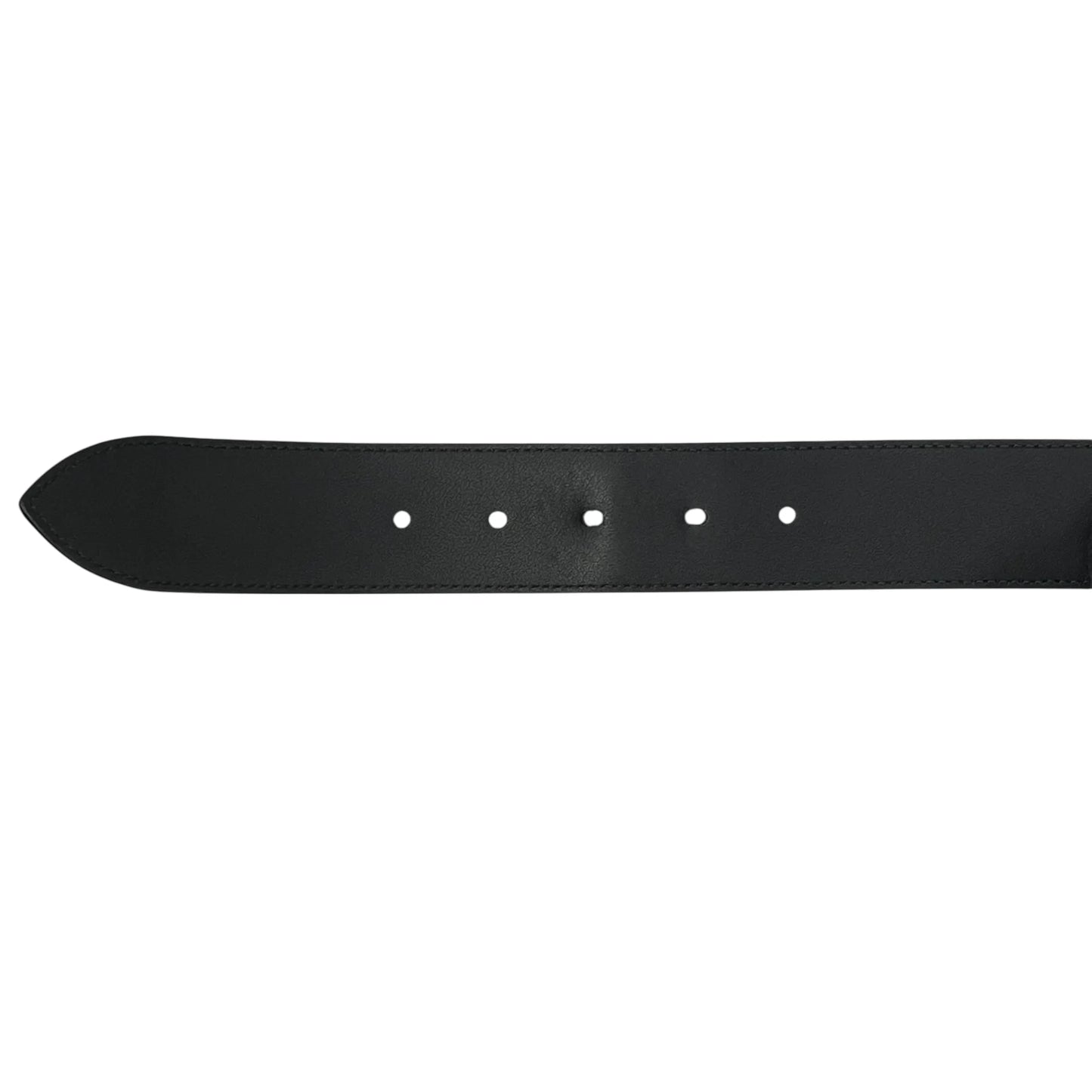 GUCCI Guccissima Leather Belt - Black - 33356