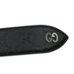 GUCCI Guccissima Leather Belt - Black - 33356