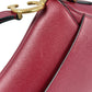 Dior Saddle Leather One Shoulder Bag - Red