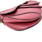 Dior Saddle Leather One Shoulder Bag - Red