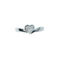 Diamond 0.07ct Heart Ring Jewelry - 18KWG