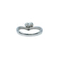 Diamond 0.07ct Heart Ring Jewelry - 18KWG