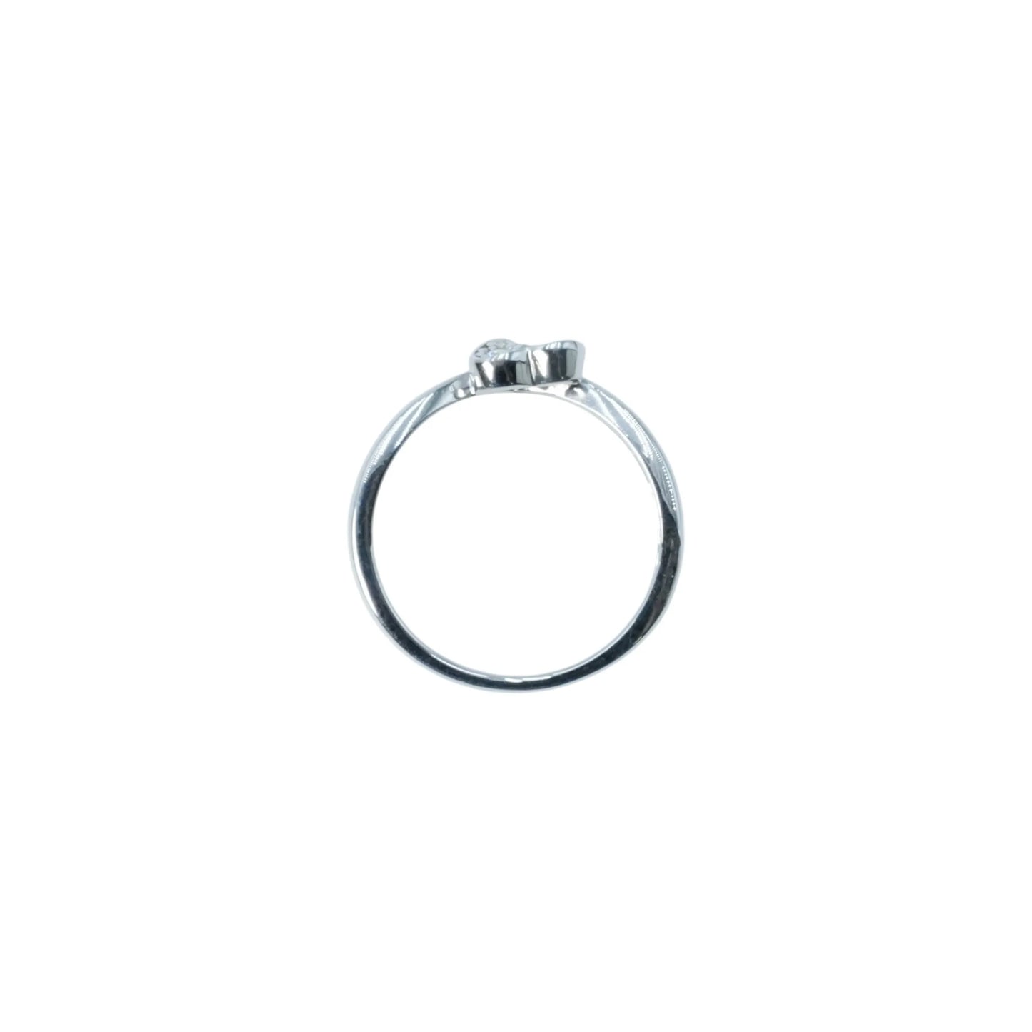 Diamond 0.07ct Heart Ring Jewelry - 18KWG