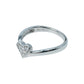 Diamond 0.07ct Heart Ring Jewelry - 18KWG