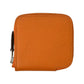 Hermès Azap Silk’in Coin Case Compact Wallet - Orange